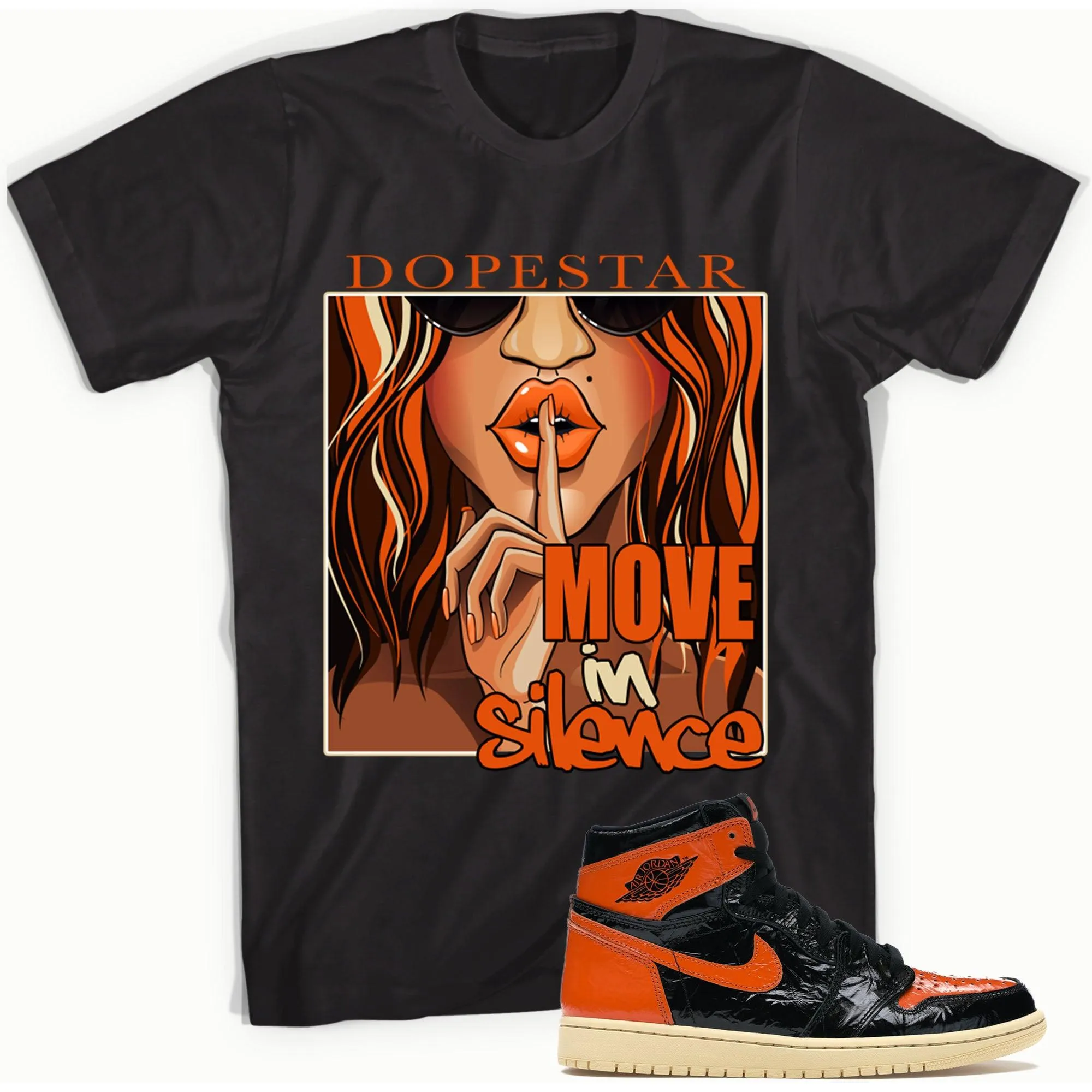 1 High Shattered Backboard Shirt Move In Silence