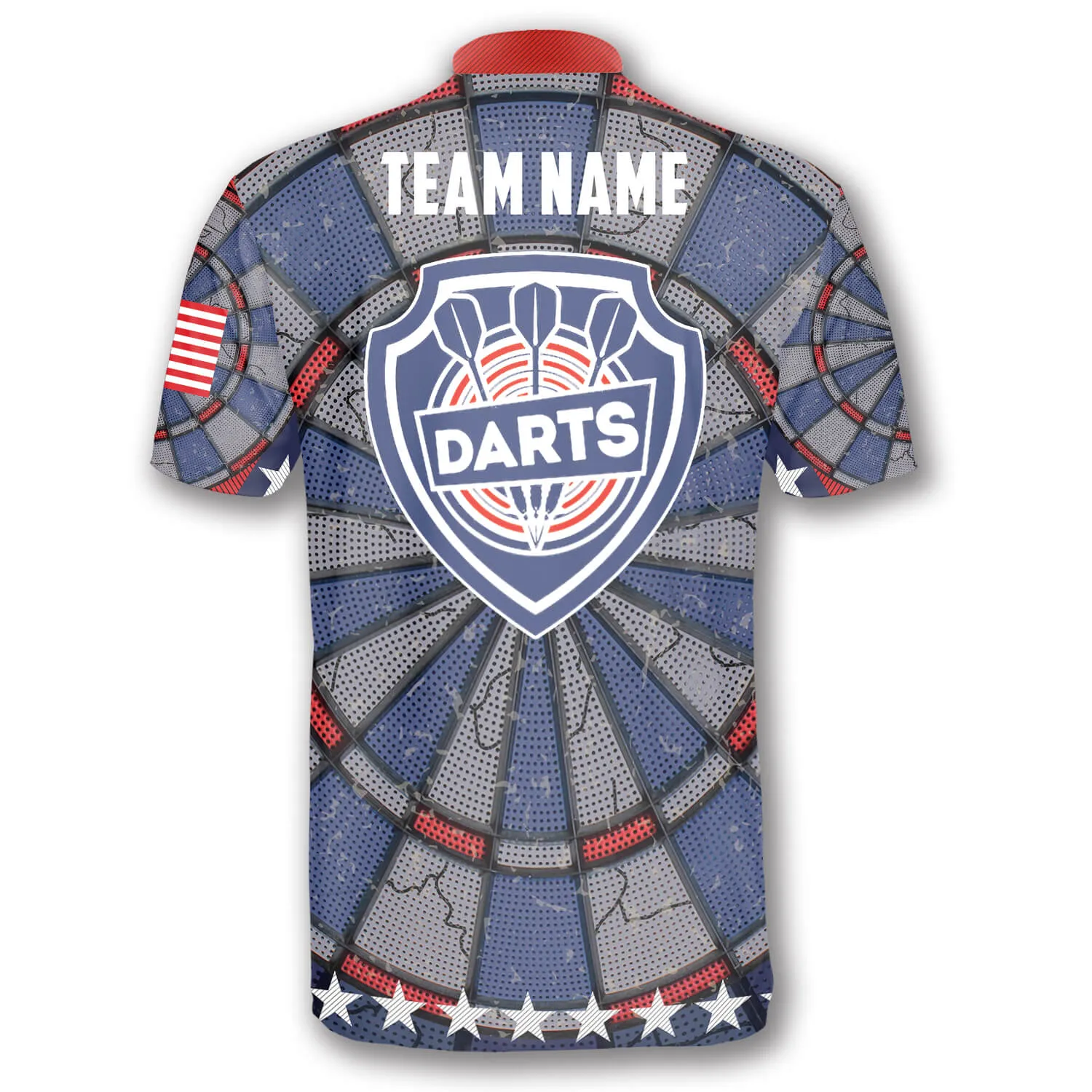 3D All Over Print Dart Board Pattern Background Custom Darts Jerseys for Men, Shirt for Dart Player