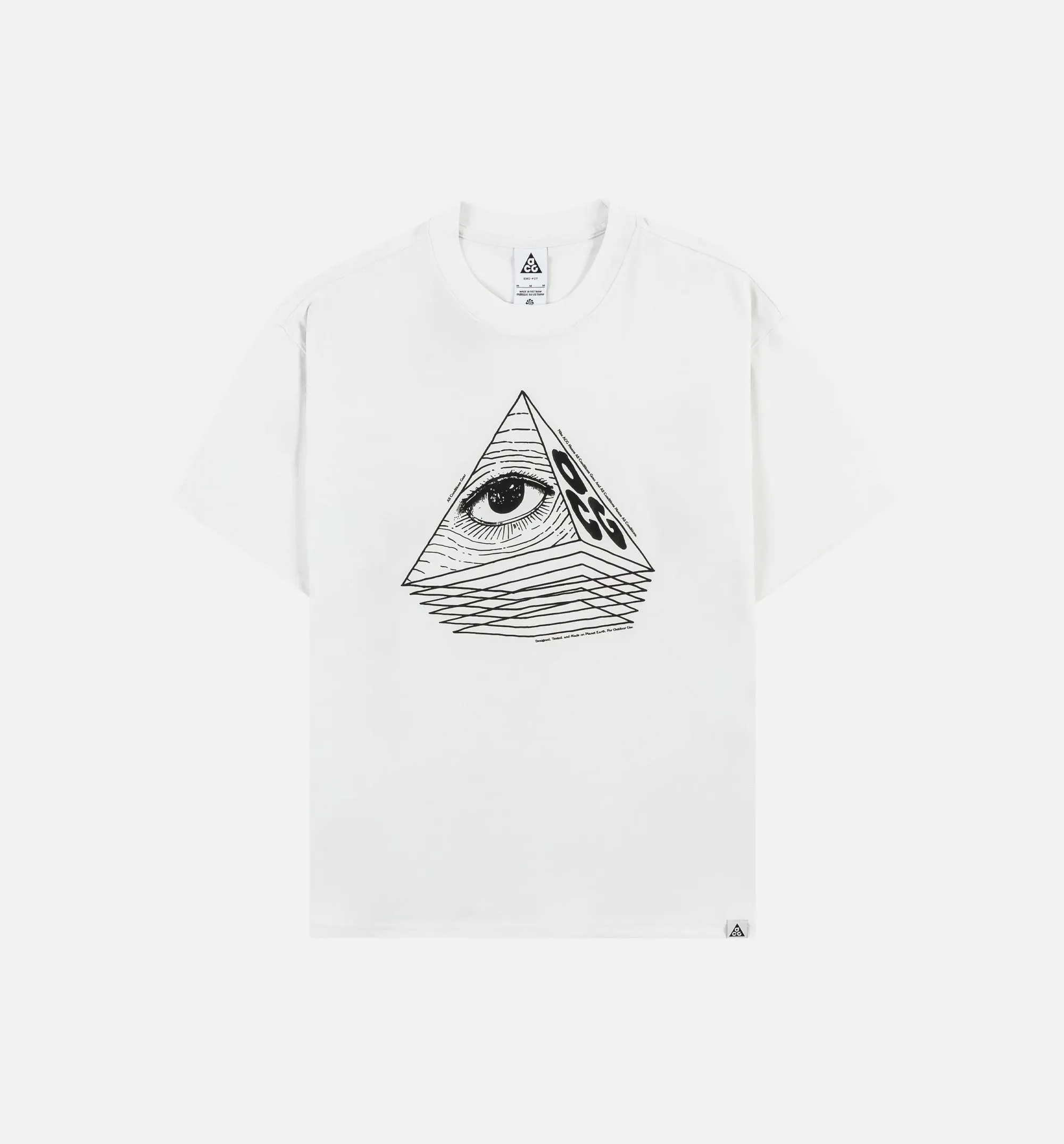 ACG Changing Eye Mens Short Sleeve Shirt - White