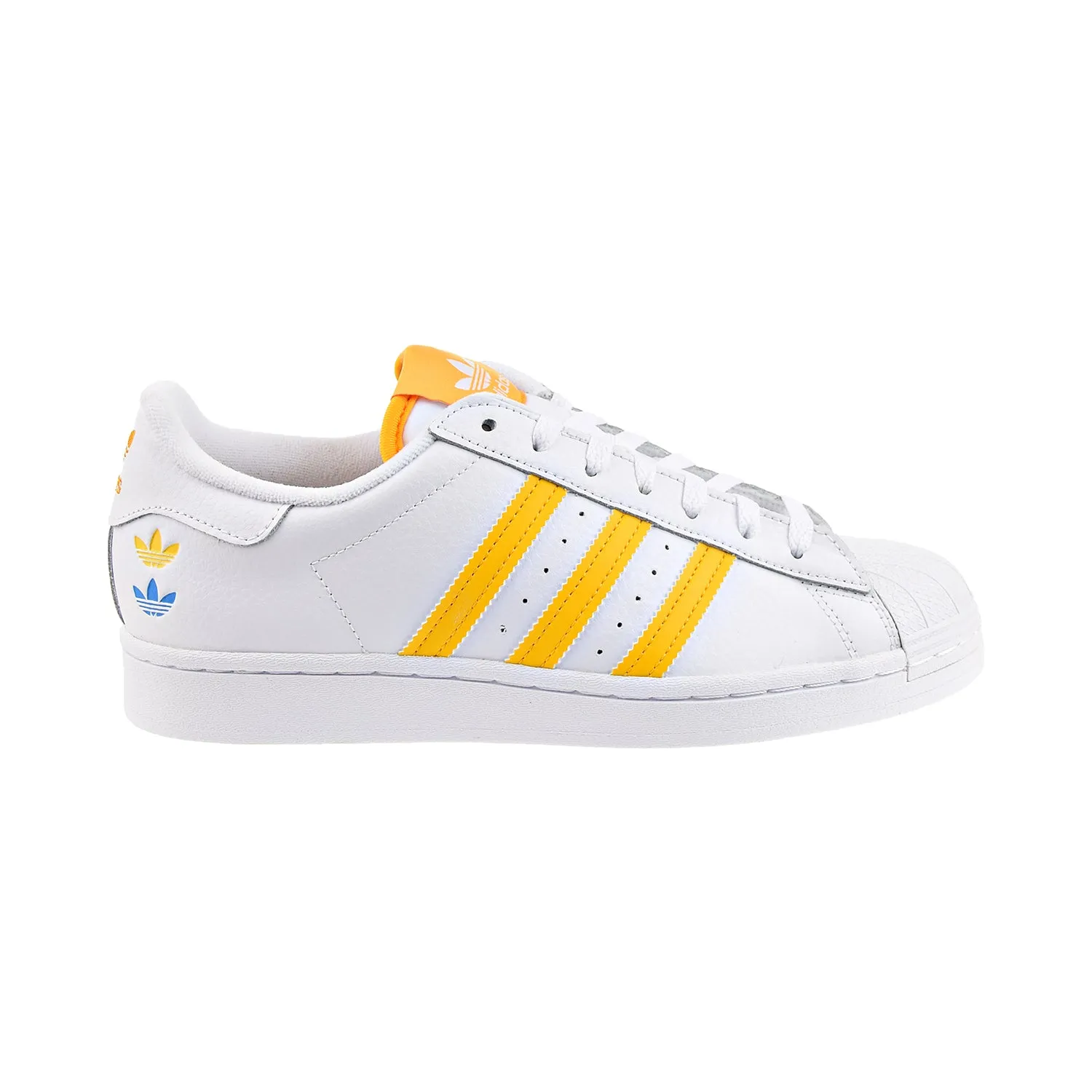 Adidas Superstar Men's Cloud White-College Gold-Pulse Blue