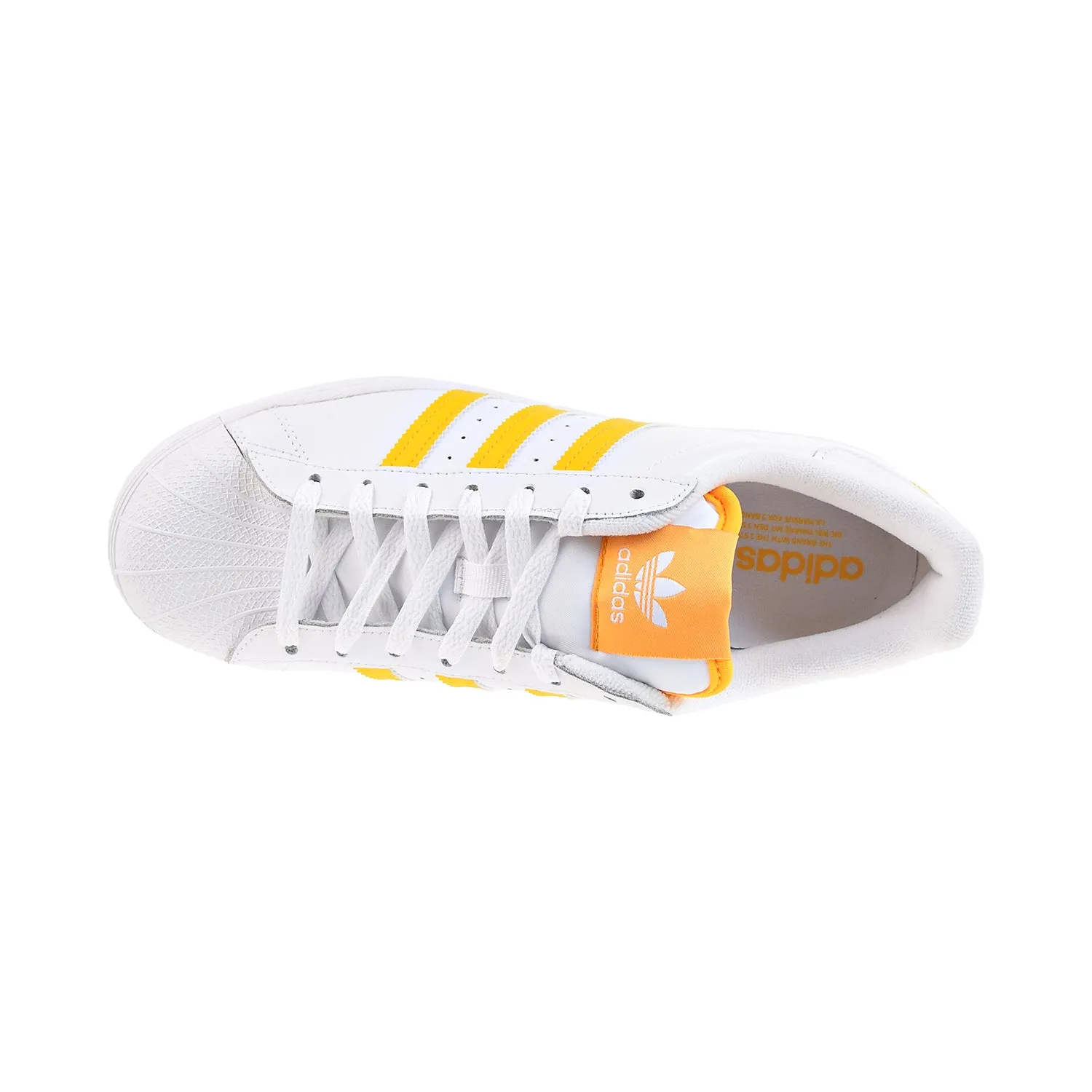 Adidas Superstar Men's Cloud White-College Gold-Pulse Blue