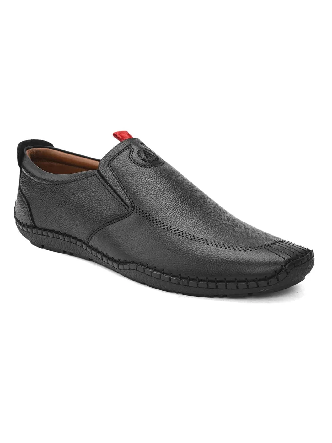 Alberto Torresi | Genuine Mild Leather Flexible Swing Shoe Loafer With PU Footbed And Leather LinningFor Men