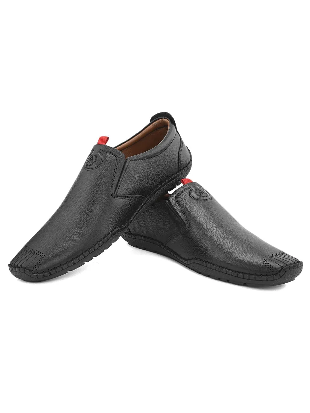 Alberto Torresi | Genuine Mild Leather Flexible Swing Shoe Loafer With PU Footbed And Leather LinningFor Men