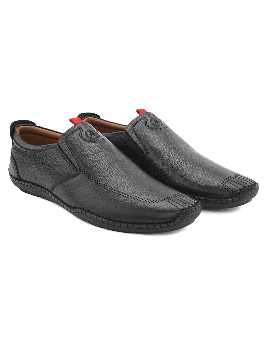 Alberto Torresi | Genuine Mild Leather Flexible Swing Shoe Loafer With PU Footbed And Leather LinningFor Men