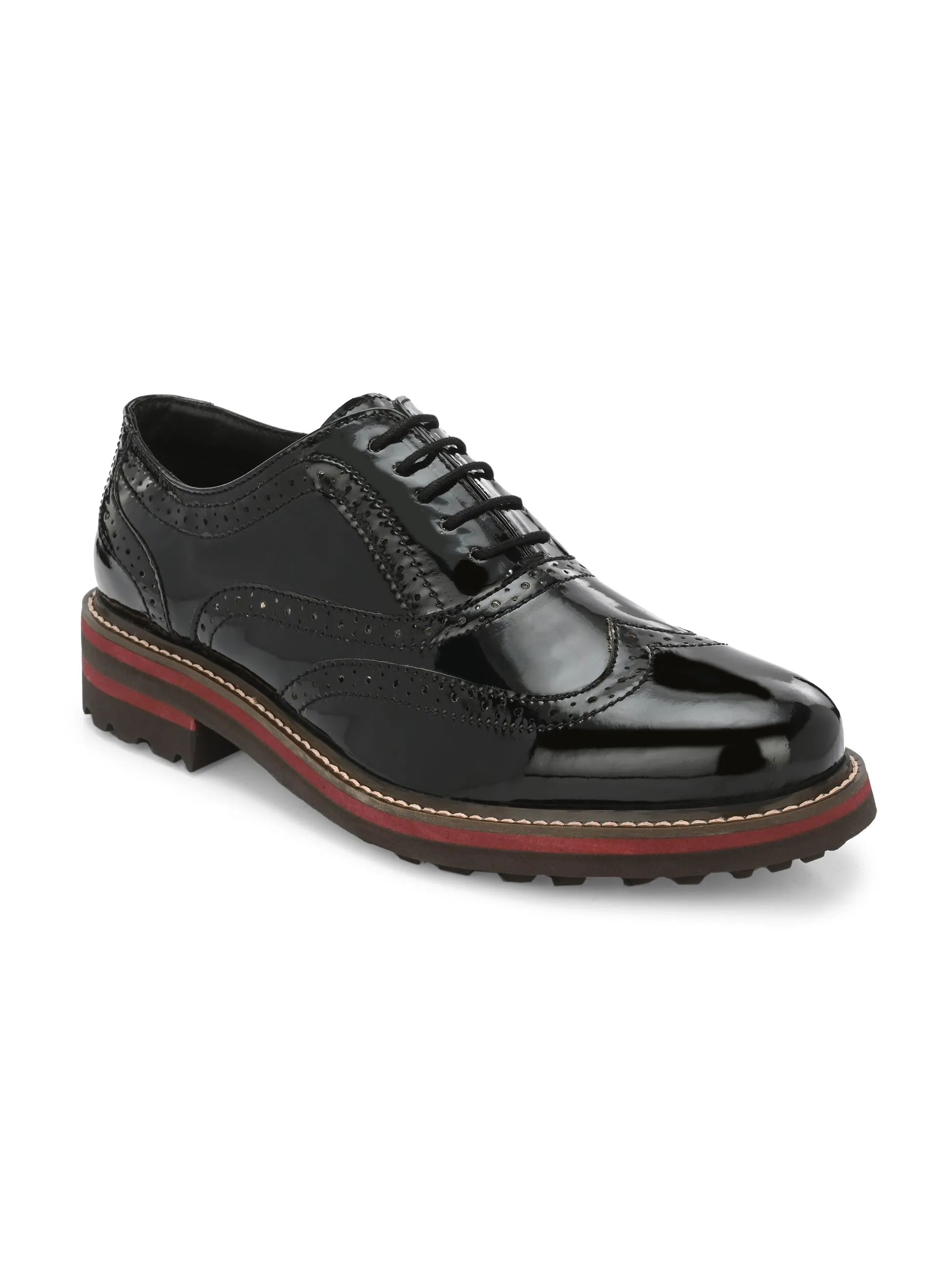 ALBERTO TORRESI MENS SEBESTIAN WING-TIP BROGUE SHOES FOR MEN