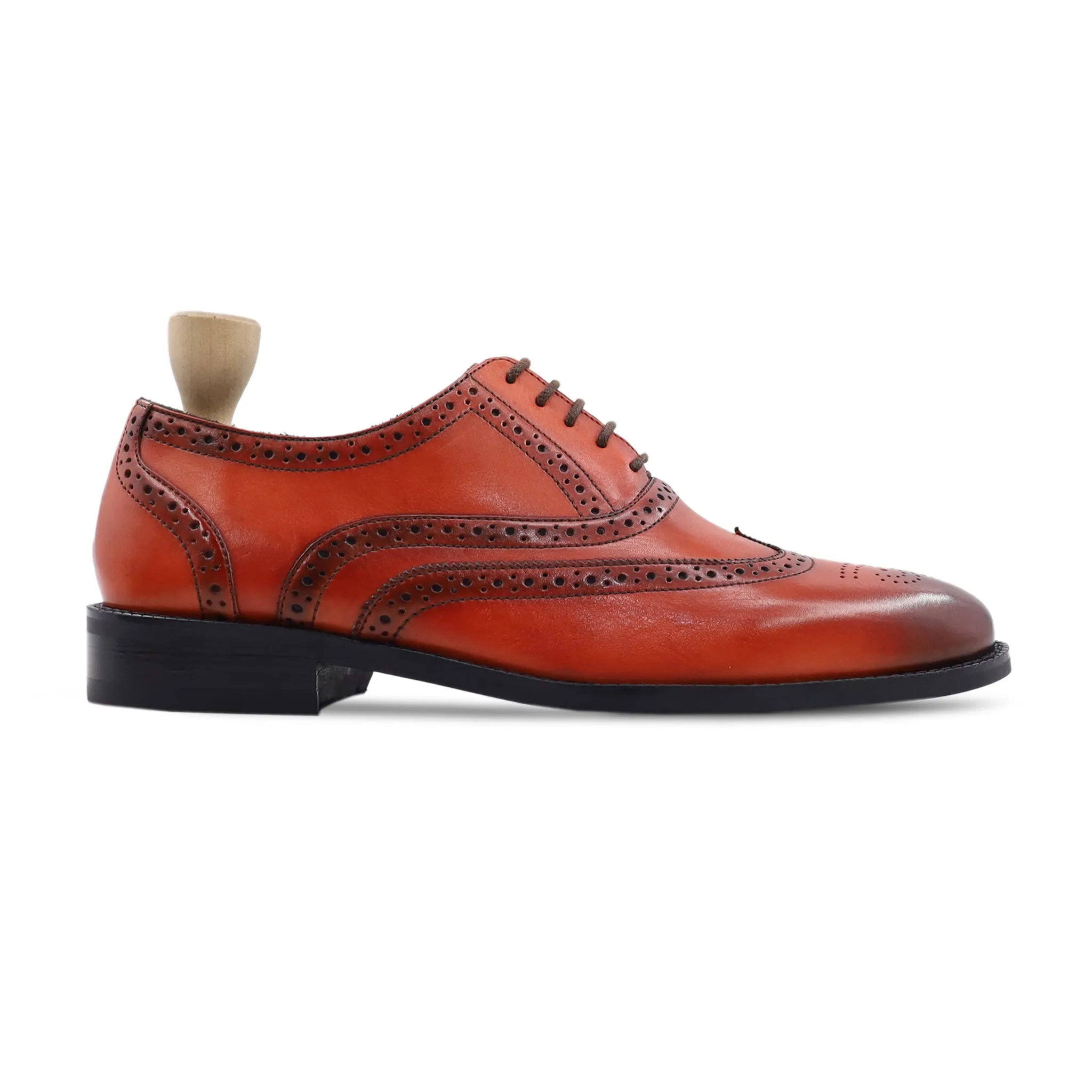 ALES - ORANGE TAN OXFORD