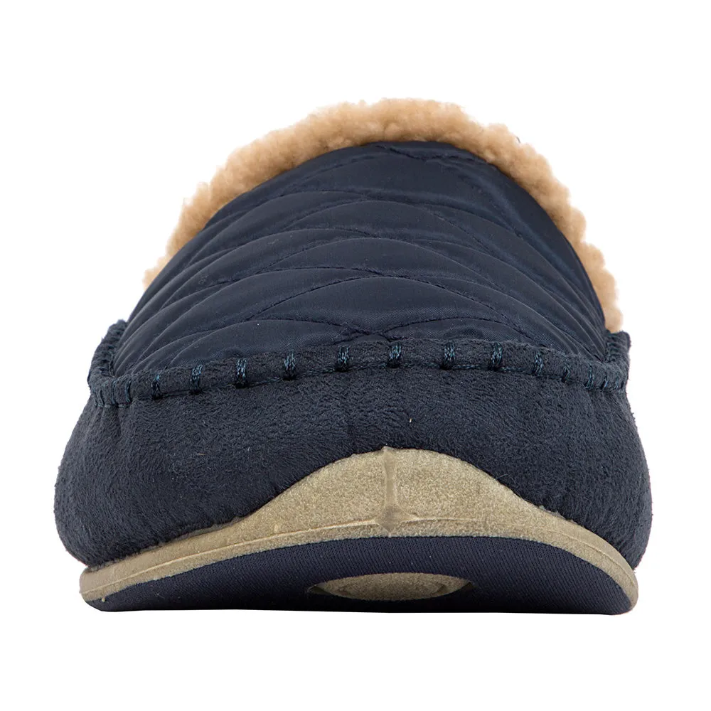 Alma Unisex Slipper in Navy