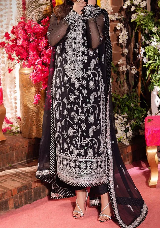 Asim Jofa Jag Mag Pakistani Chiffon Dress