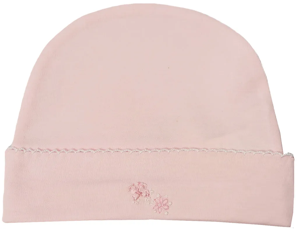 Baby Girl's Pink Flower Hat