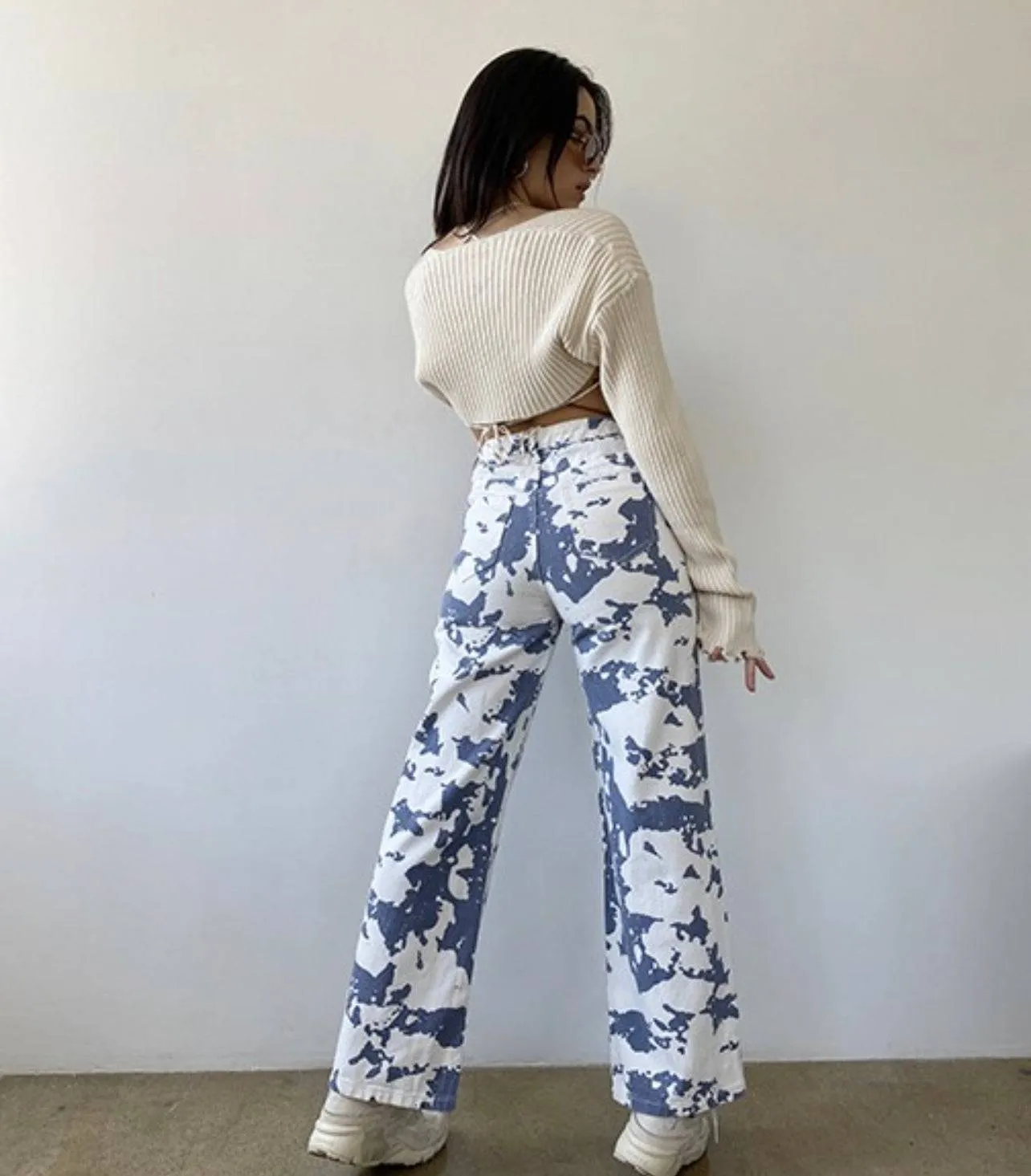 Bailey Blue & White Vintage Denim pants