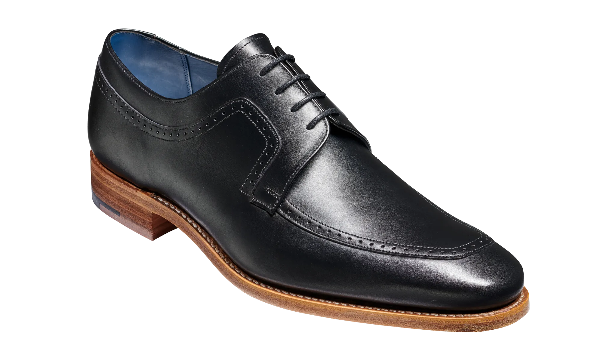 Barker Antony Derby Shoe - Black Calf