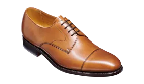 Barker Morden Classic toe- cap Derby Shoe  - Conker Calf