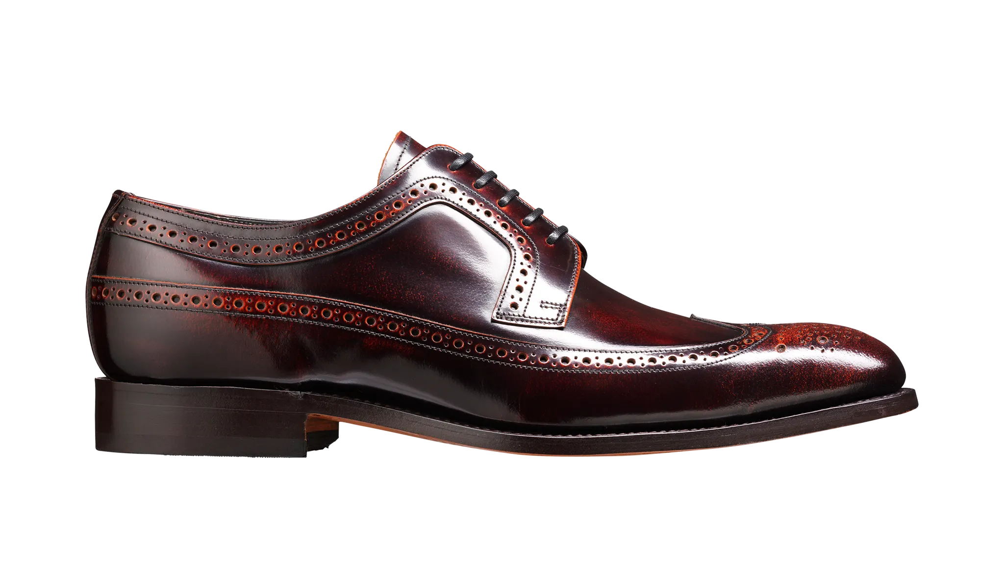 Barker Woodbridge Classic Oxford brogue - Brandy High-Shine