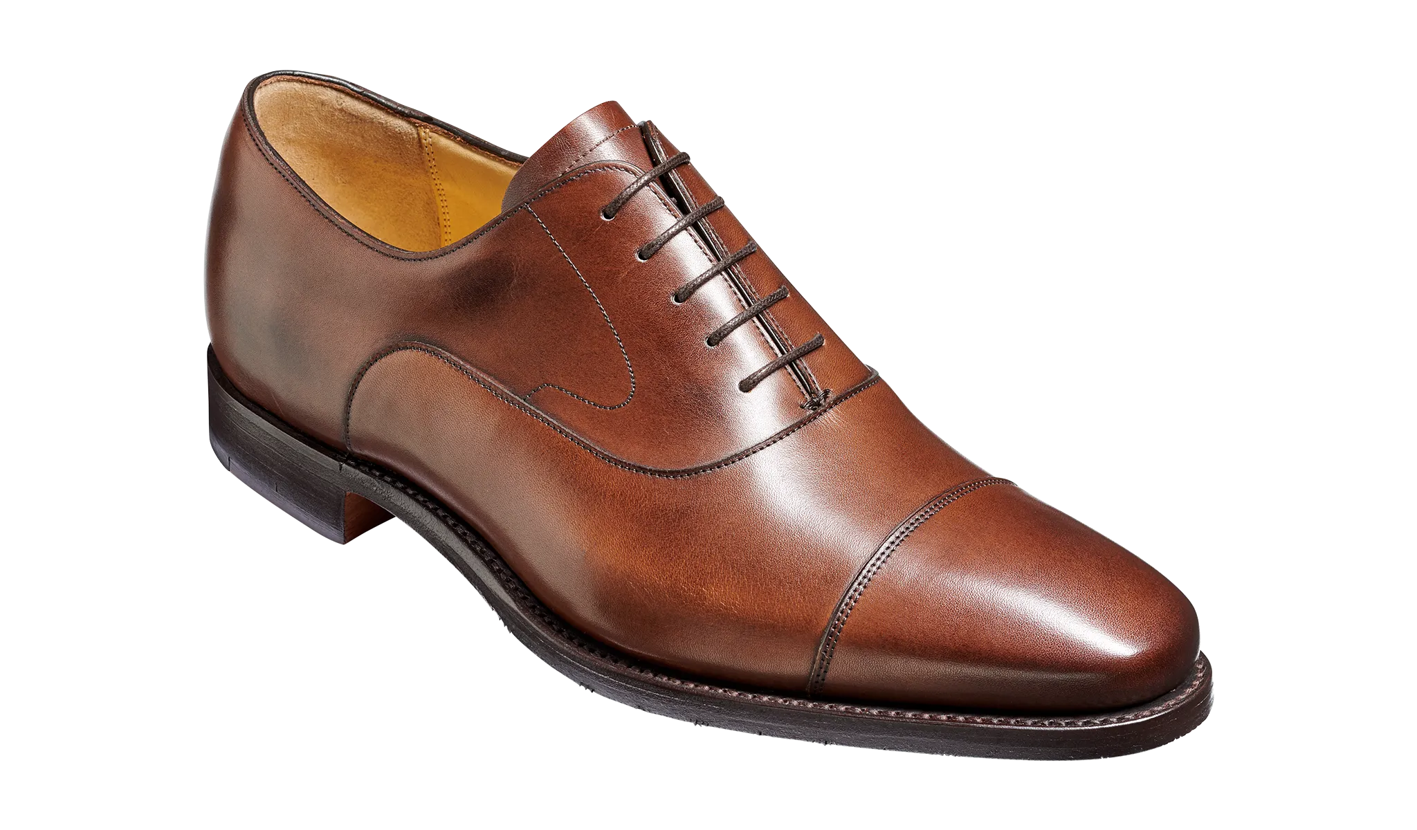 Barker Wright Derby Shoe -  Walnut Calf