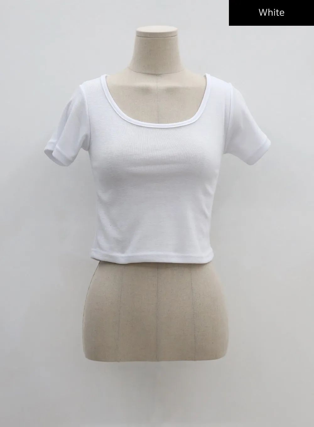 Basic Crop Top Short Sleeve T-Shirt CU28