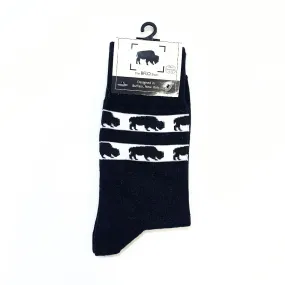 BFLO Black & White Socks