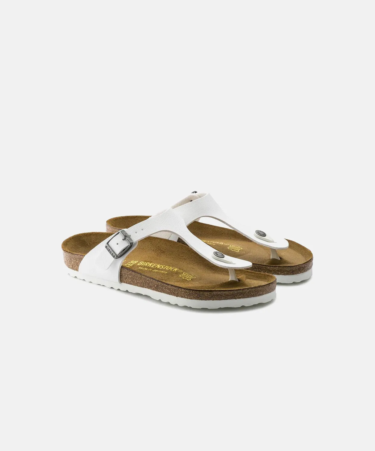 Birkenstock Gizeh Birko-Flor White Sandals