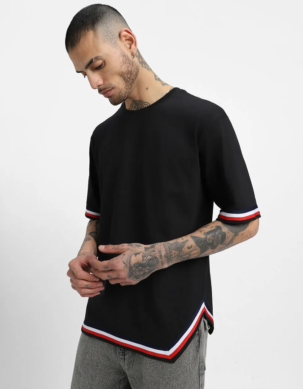 Black Tape Oversized Tshirt