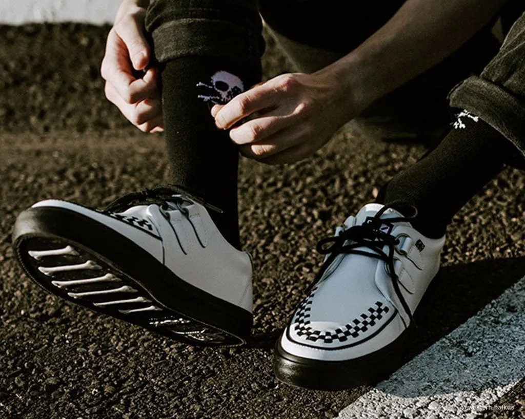 Black T.U.K. Skull Logo Men’s Sock