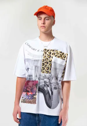 Boxed Animal Oversized T-Shirt - multi