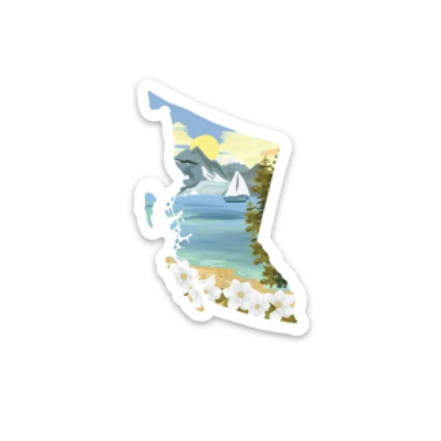 British Columbia Matte Vinyl Sticker