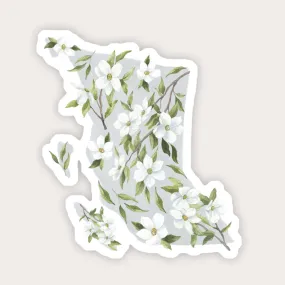 British Columbia Pacific Dogwood | Sticker