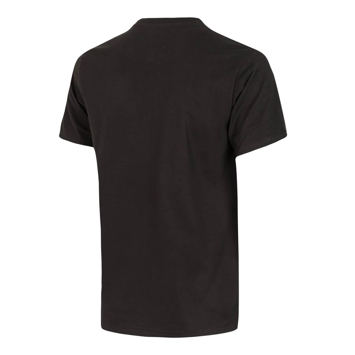 Camiseta Negra Hombre Escudo Monocolor Essentials