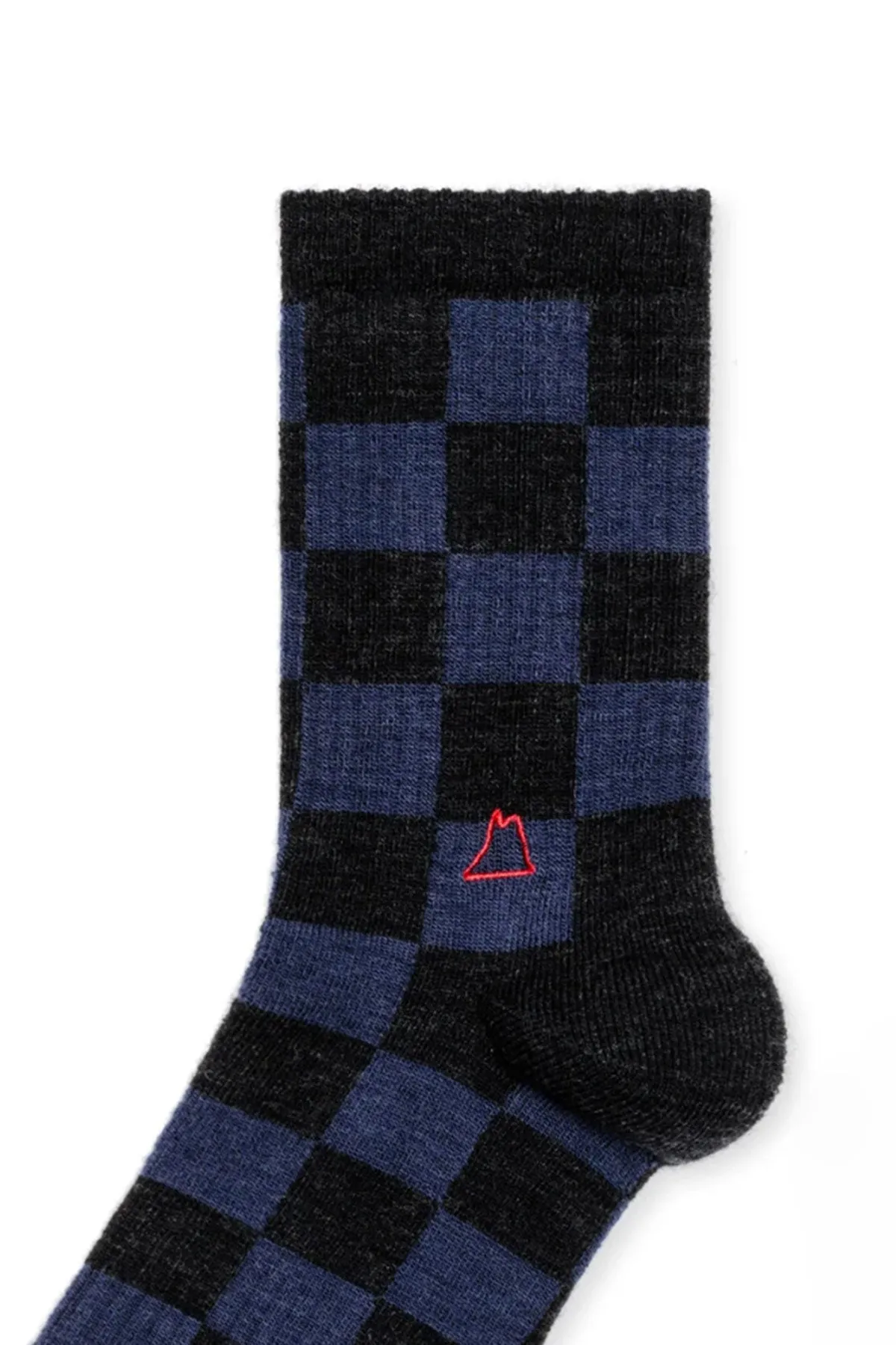 CHECKERED WOOL SPORTY SOCKS BY HANSEL FROM BASEL