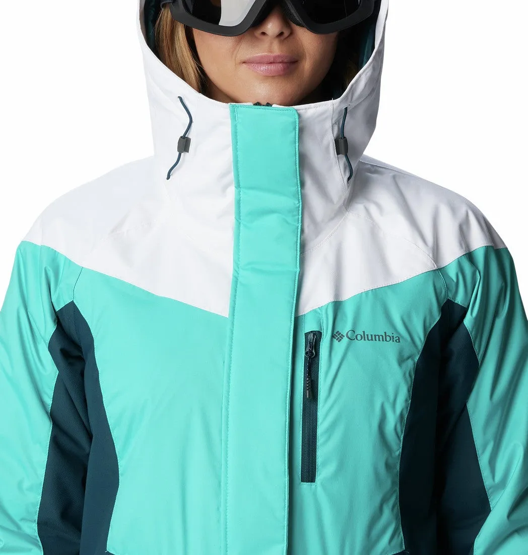 Columbia Ladies Rosie Run Ski Jacket-AQUA