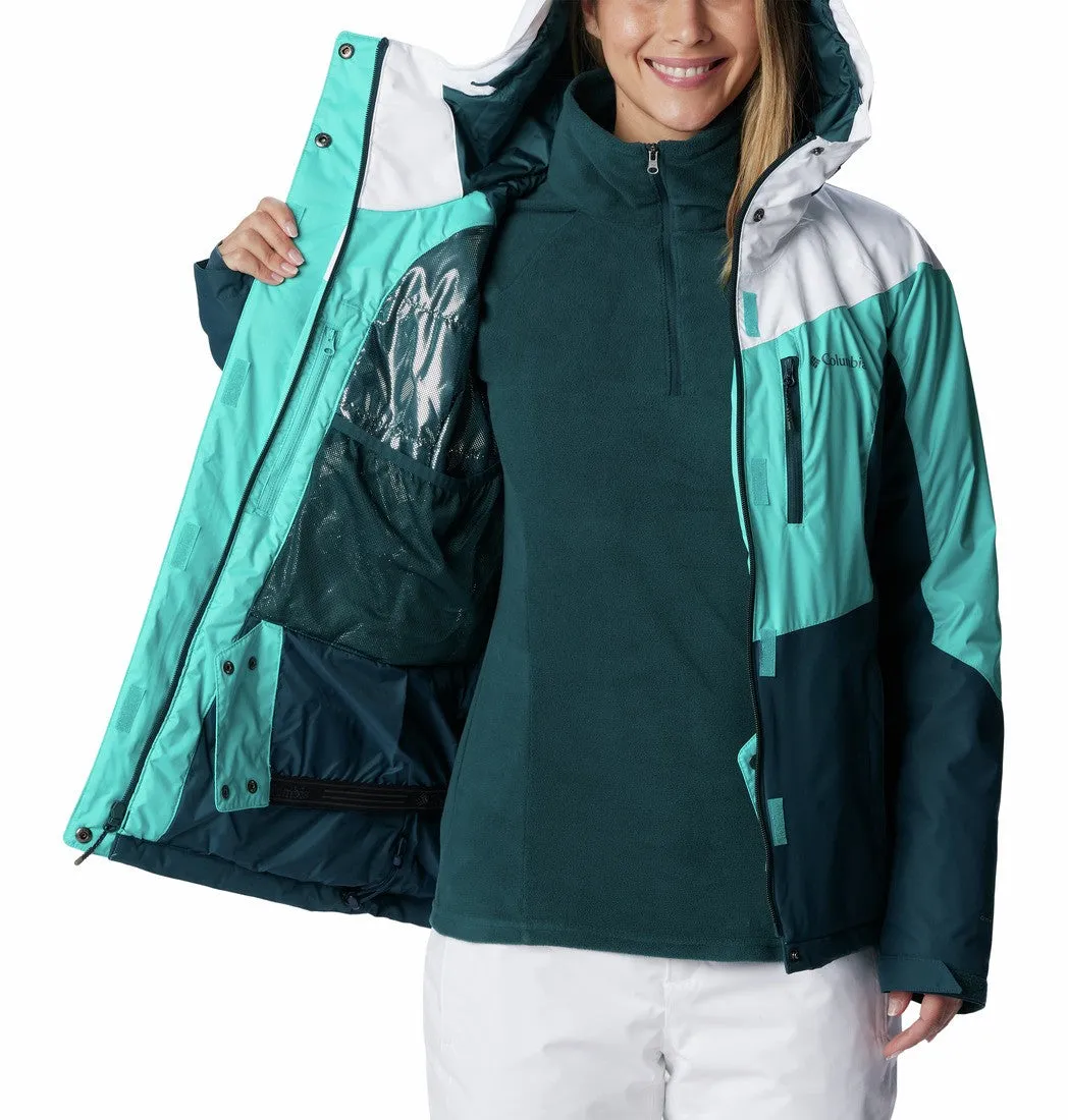 Columbia Ladies Rosie Run Ski Jacket-AQUA