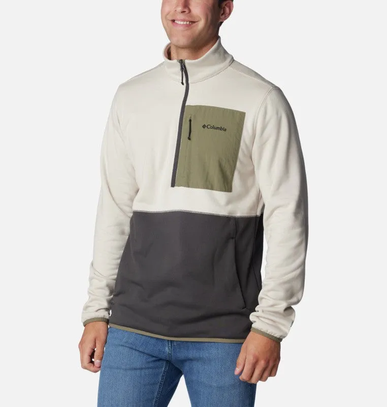 Columbia Mens Hike Half Zip -STONE