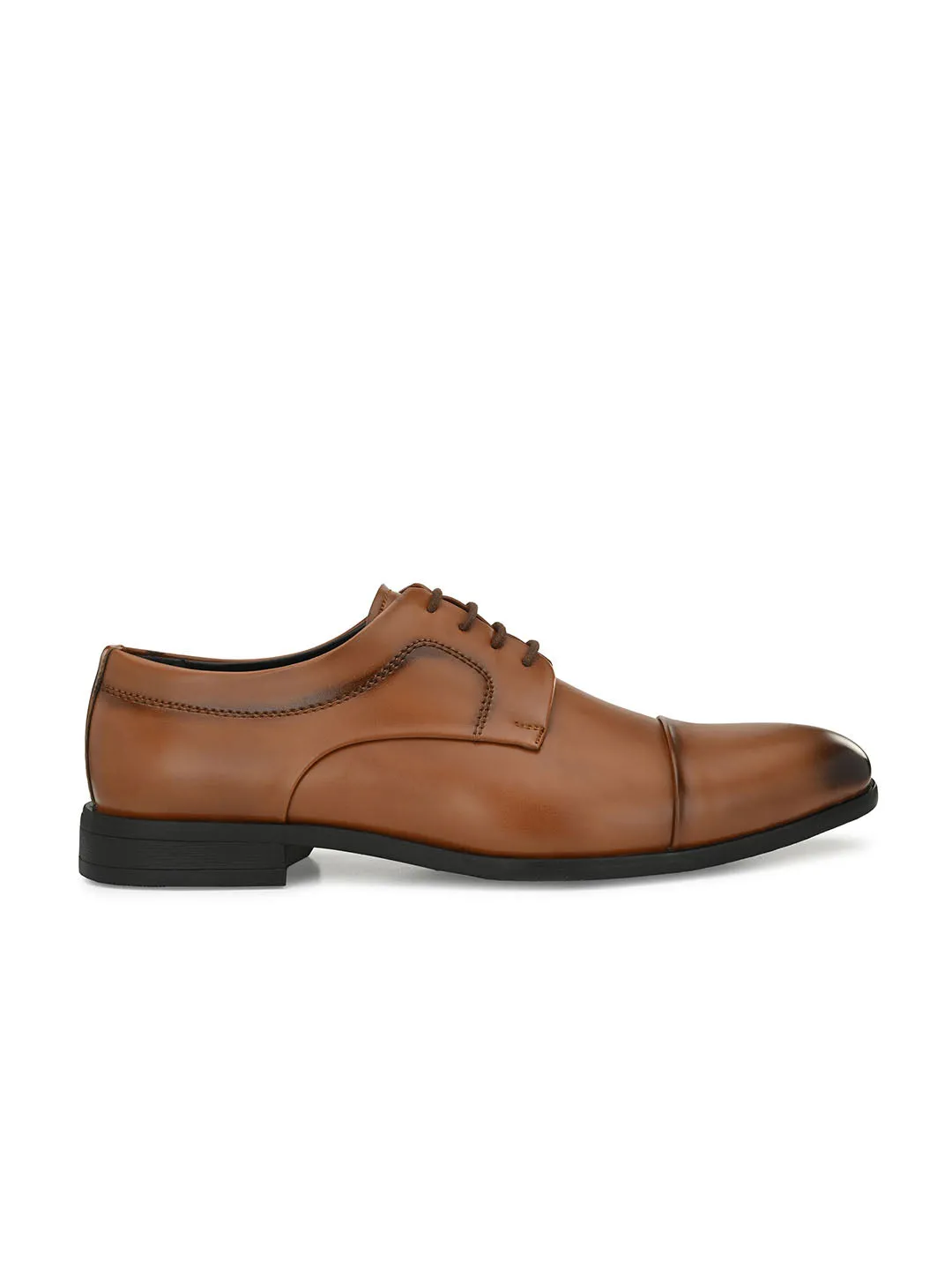 Commando Tan Oxford Shoes