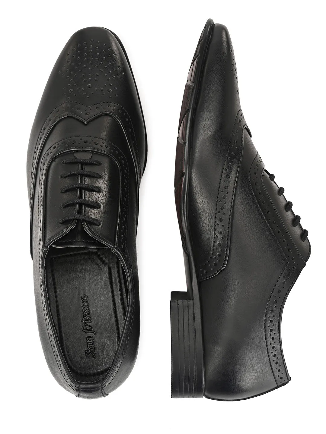 Corp Black Shortwing Brogues