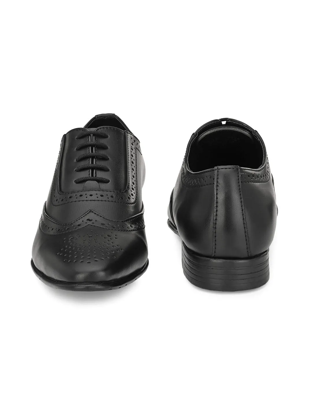 Corp Black Shortwing Brogues