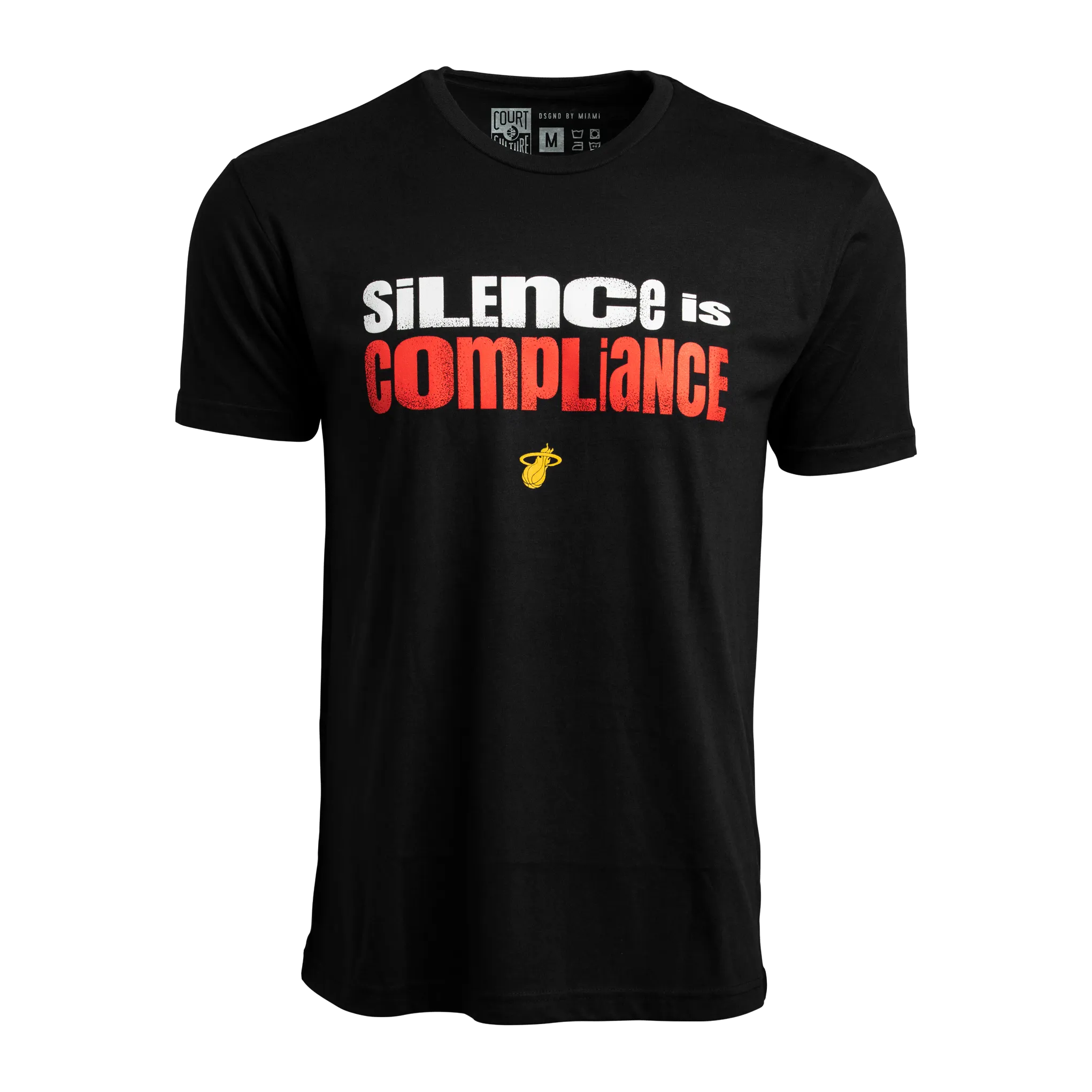 Court Culture Silence Is Compliance Men's Tee