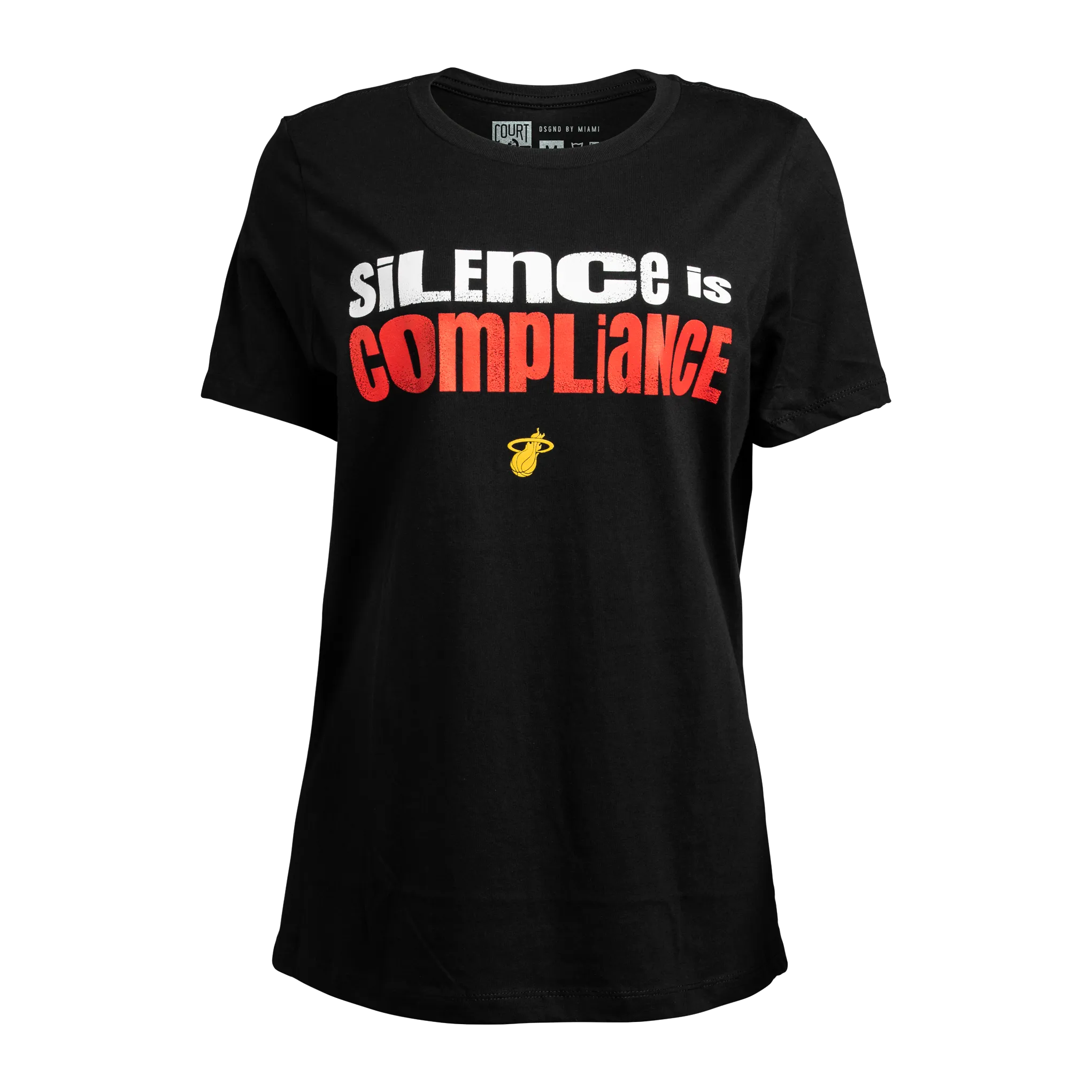 Court Culture Silence Is Compliance Women's Tee