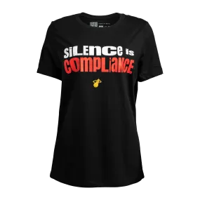 Court Culture Silence Is Compliance Women's Tee