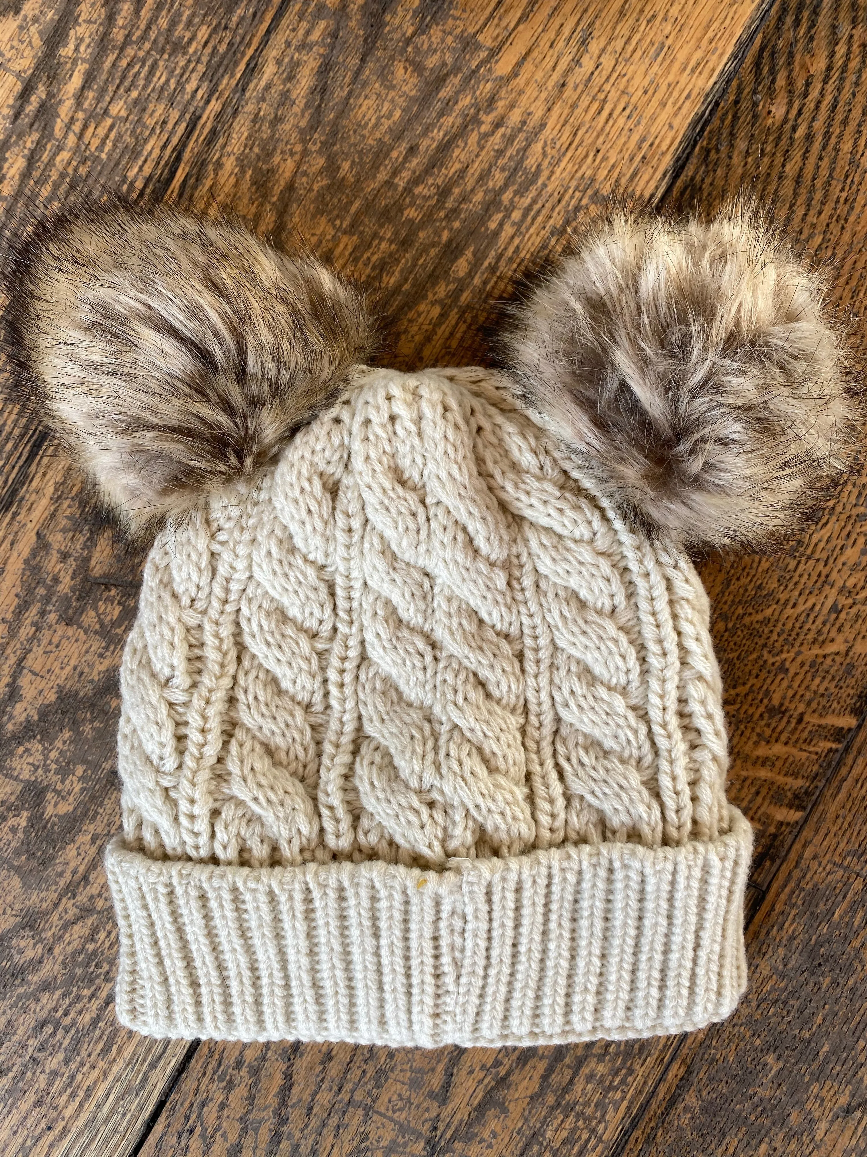 Double Pom Hats