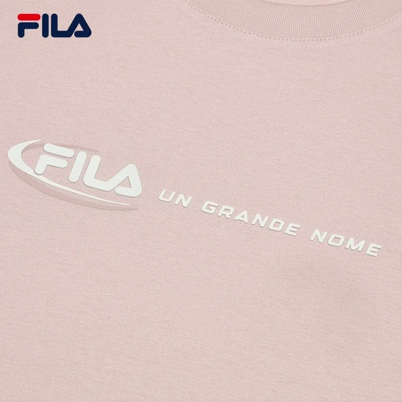 FILA CORE WHITE LINE FILA ORIGINALE Men Short Sleeve T-shirt in Pink