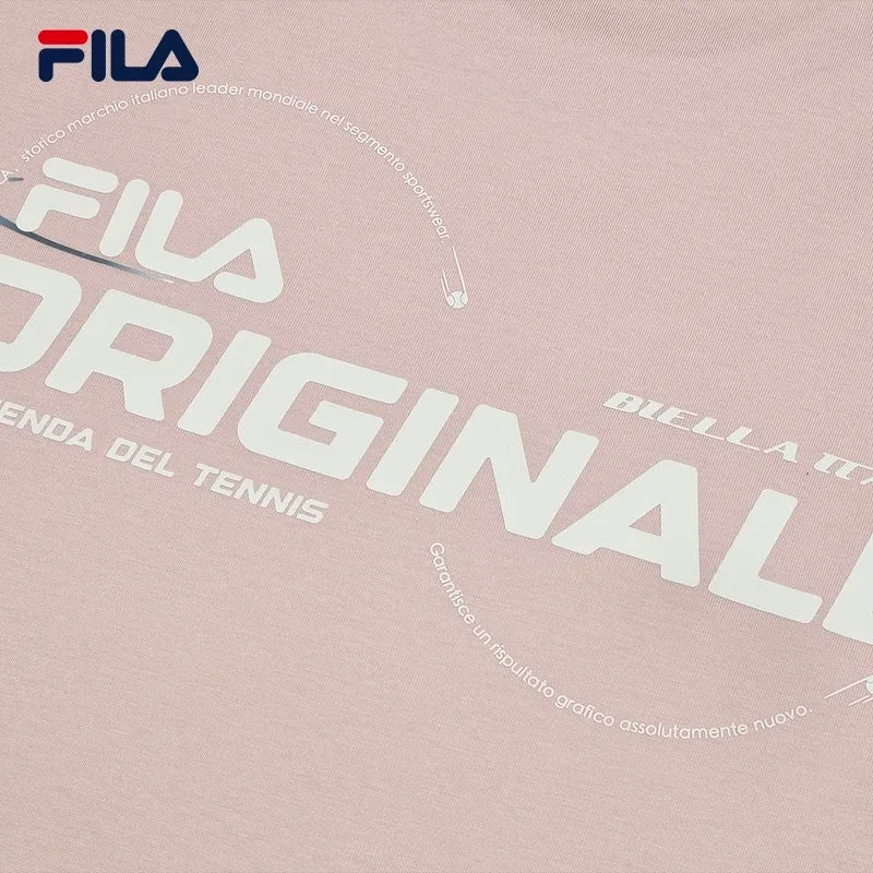 FILA CORE WHITE LINE FILA ORIGINALE Men Short Sleeve T-shirt in Pink