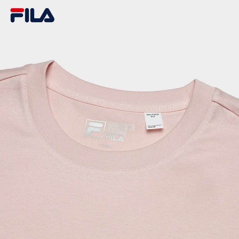 FILA CORE WHITE LINE FILA ORIGINALE Men Short Sleeve T-shirt in Pink