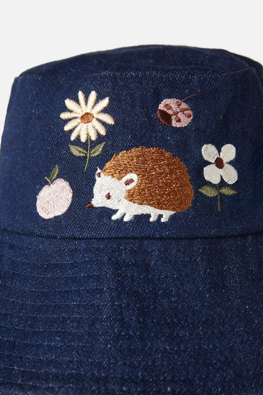 Hedgehog Embroidered Hat