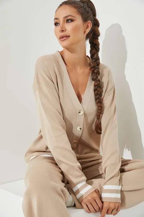 In The Nude Cardigan Pants Set