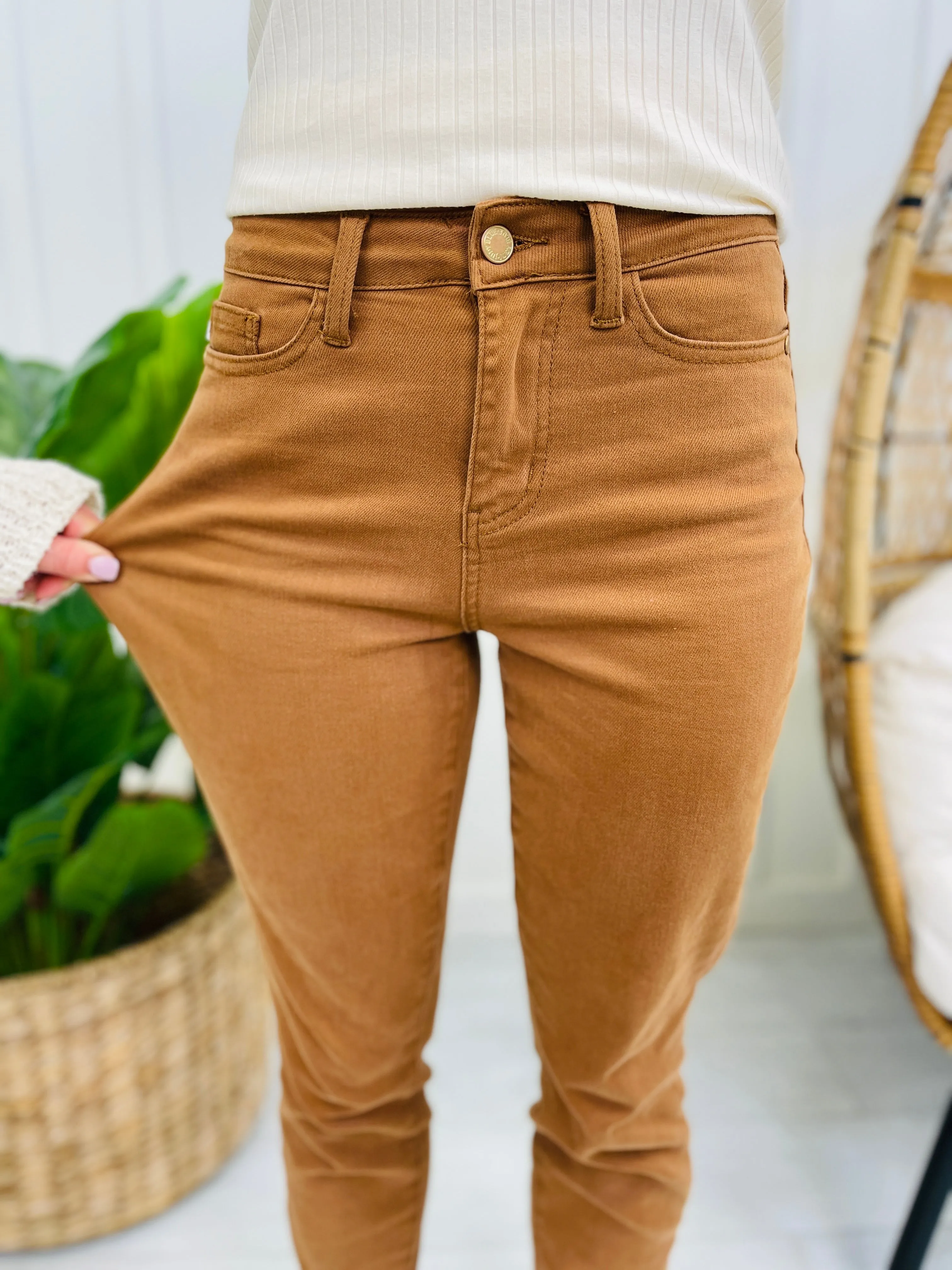 Revamped Judy Blue PLUS/REG Stylish Slim Fit Khaki Jeans - Confident Fit Restock!