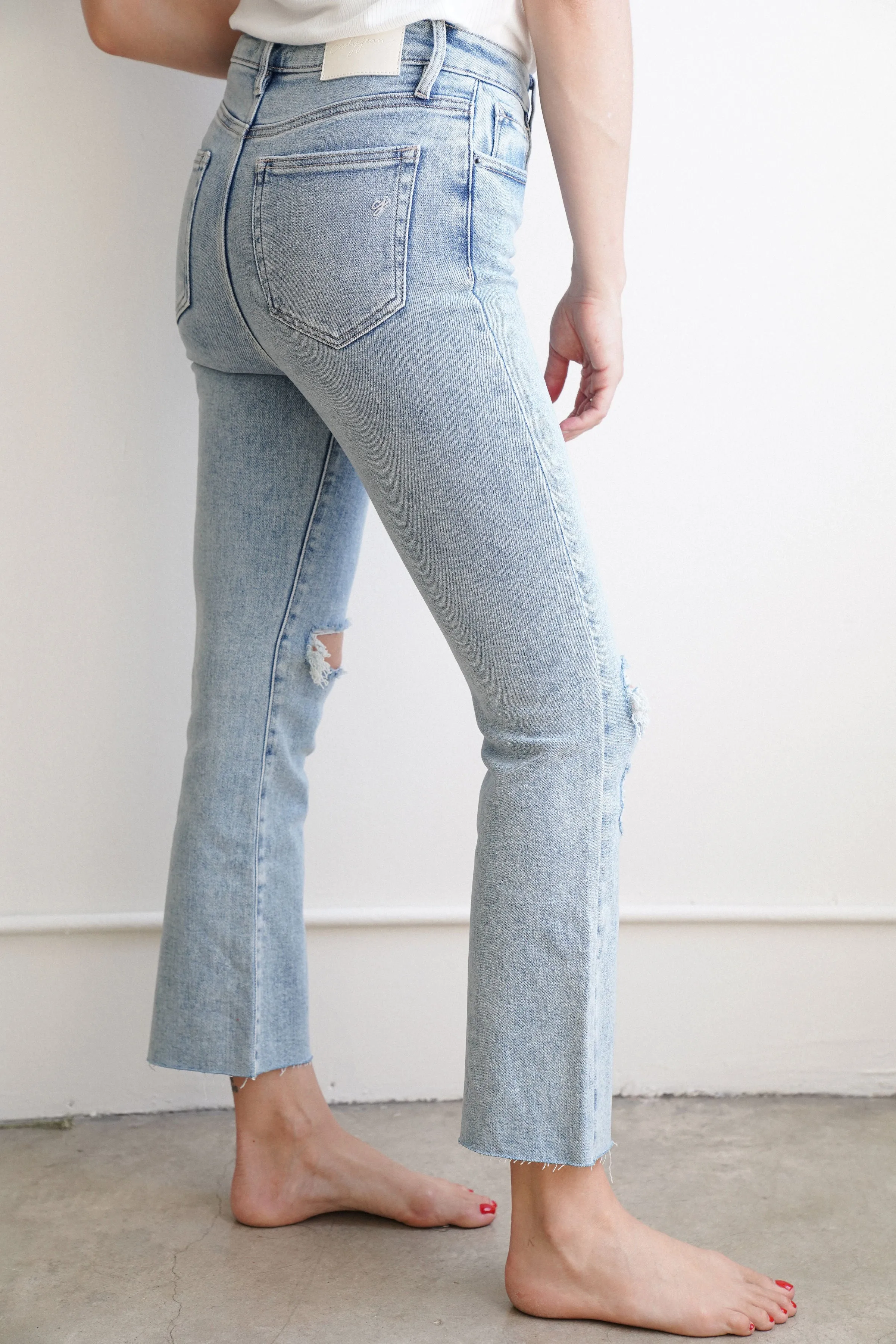 Kate Crop Boot Cut Jeans