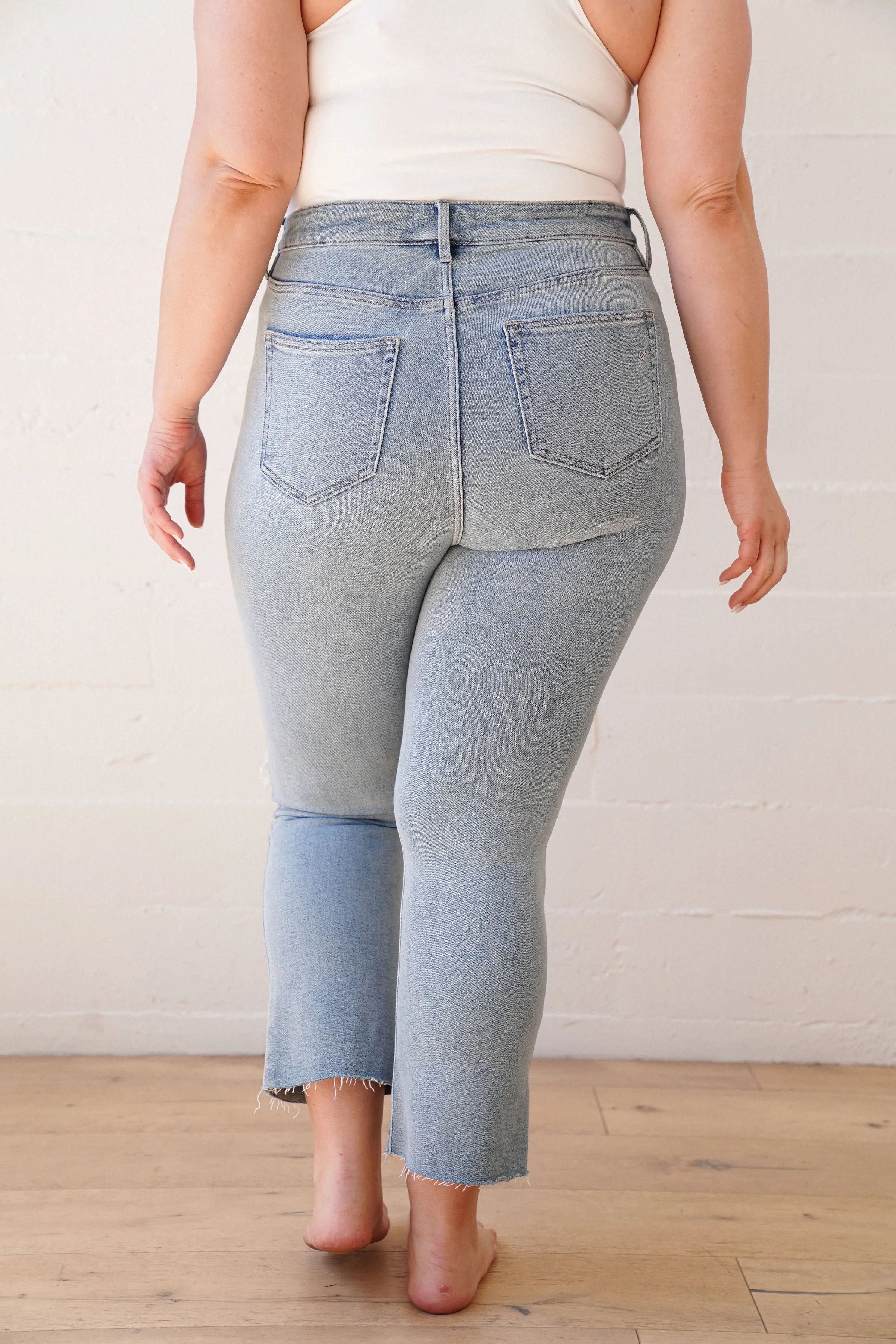 Kate Crop Boot Cut Jeans