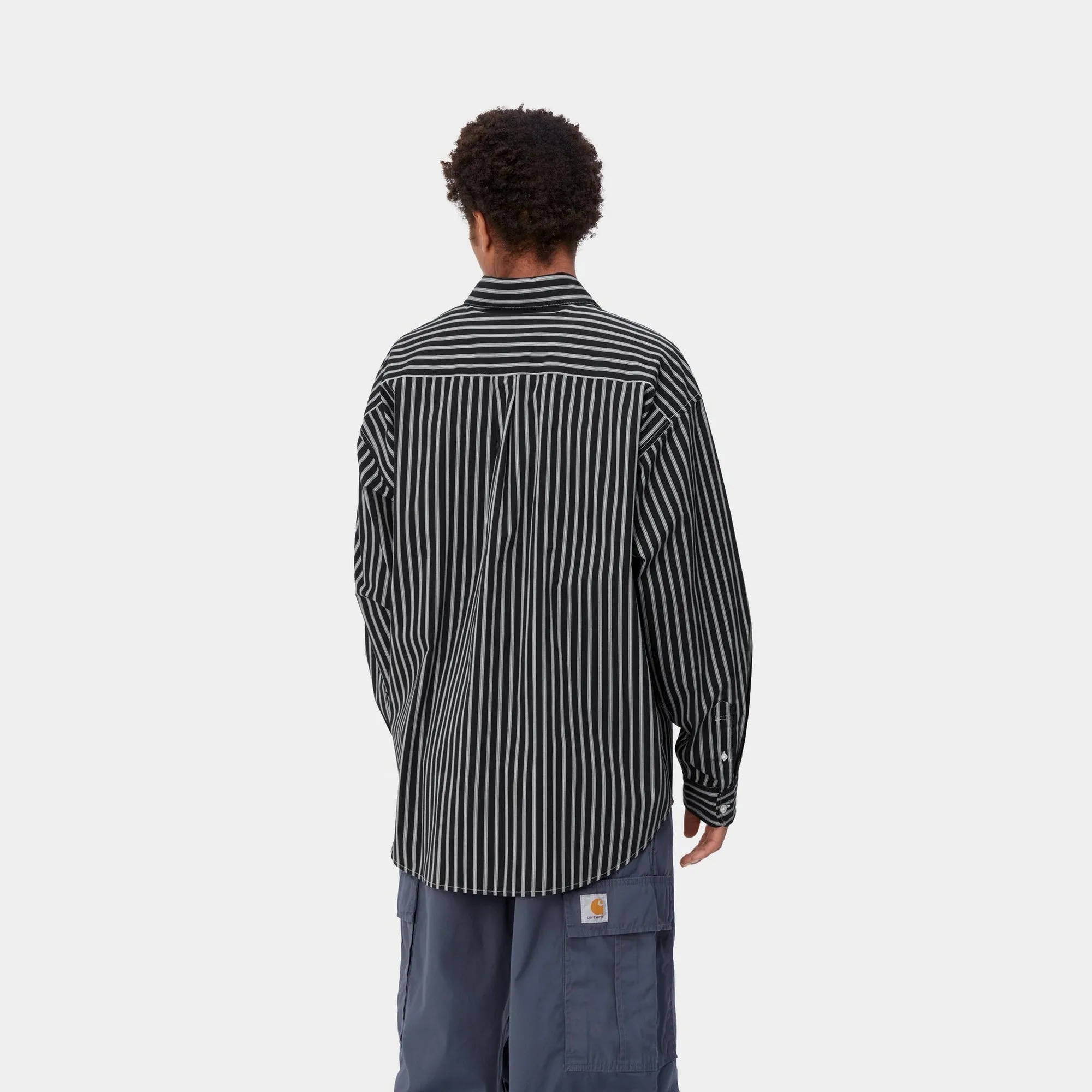 Ligety Stripe Shirt | Black / Wax