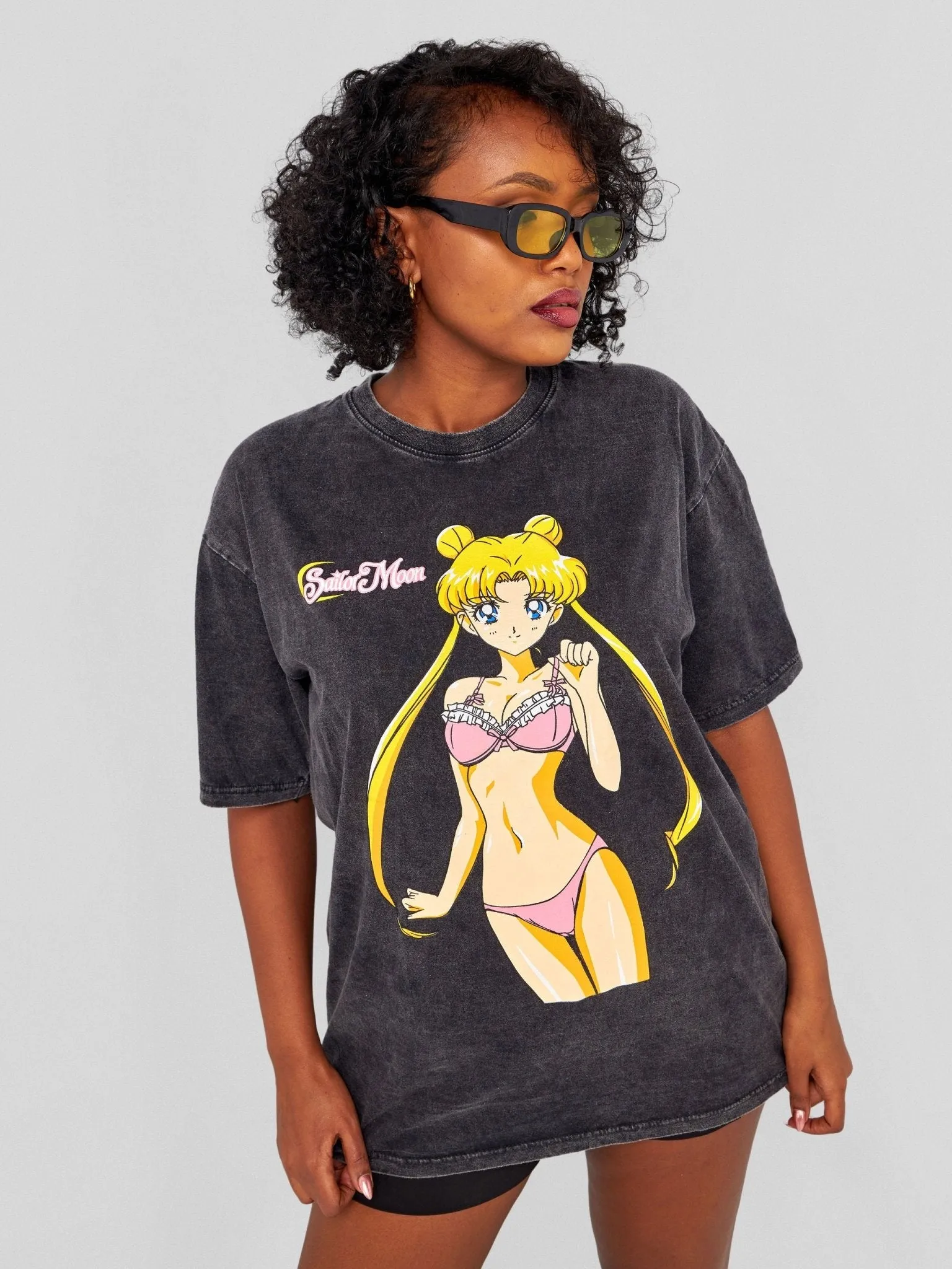 Lola Sailor Moon Graphic Tee - Black