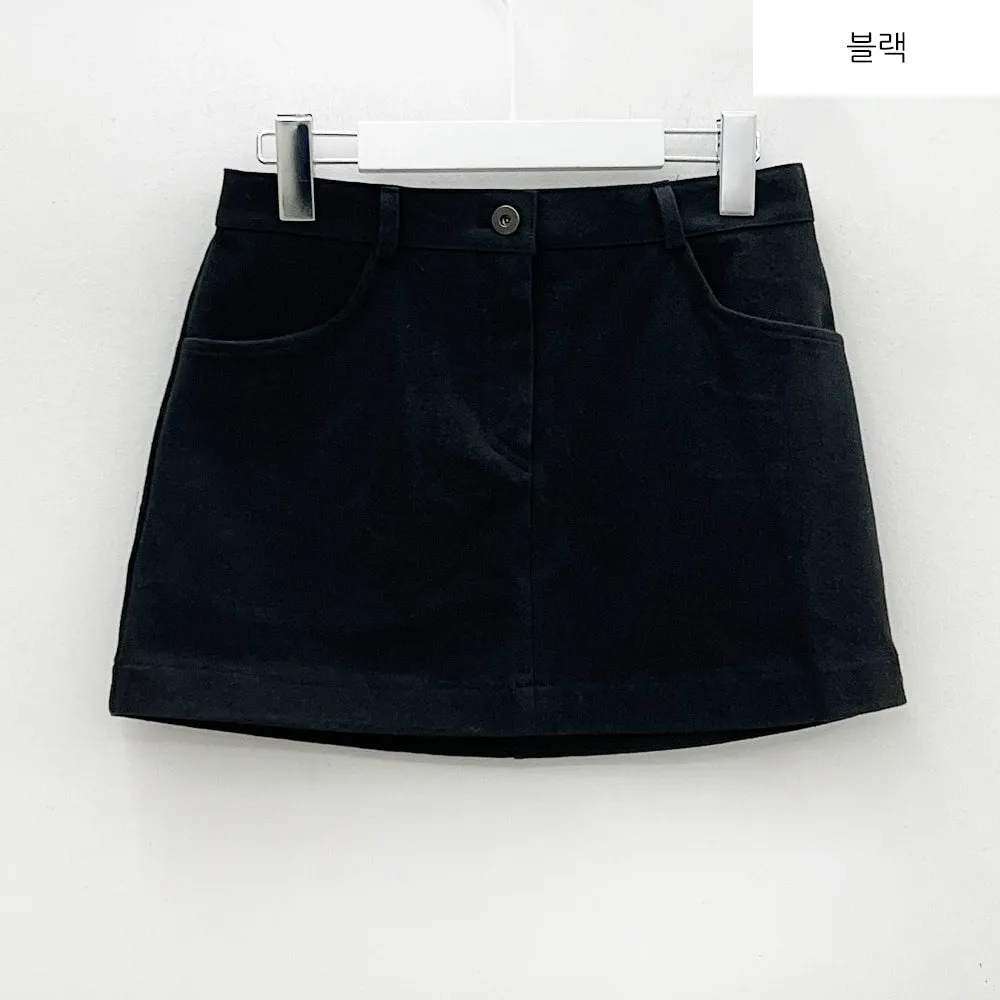 Low Rise Mini Skirt B1502