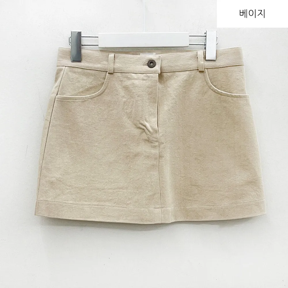 Low Rise Mini Skirt B1502